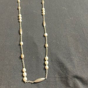 Brighton long pearl necklace